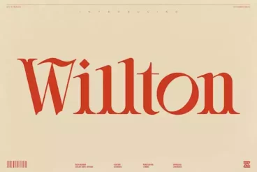First alternate image for Willton Elegant Serif Font