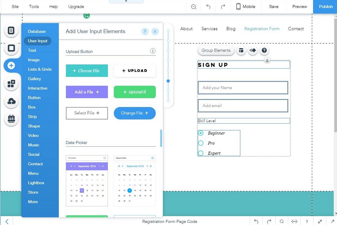 wix-code-forms Wix Code Review: Building Web Apps With Ease design tips 