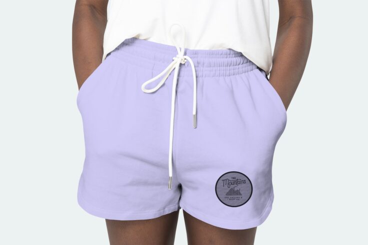 View Information about Women’s Shorts Mockup PSD