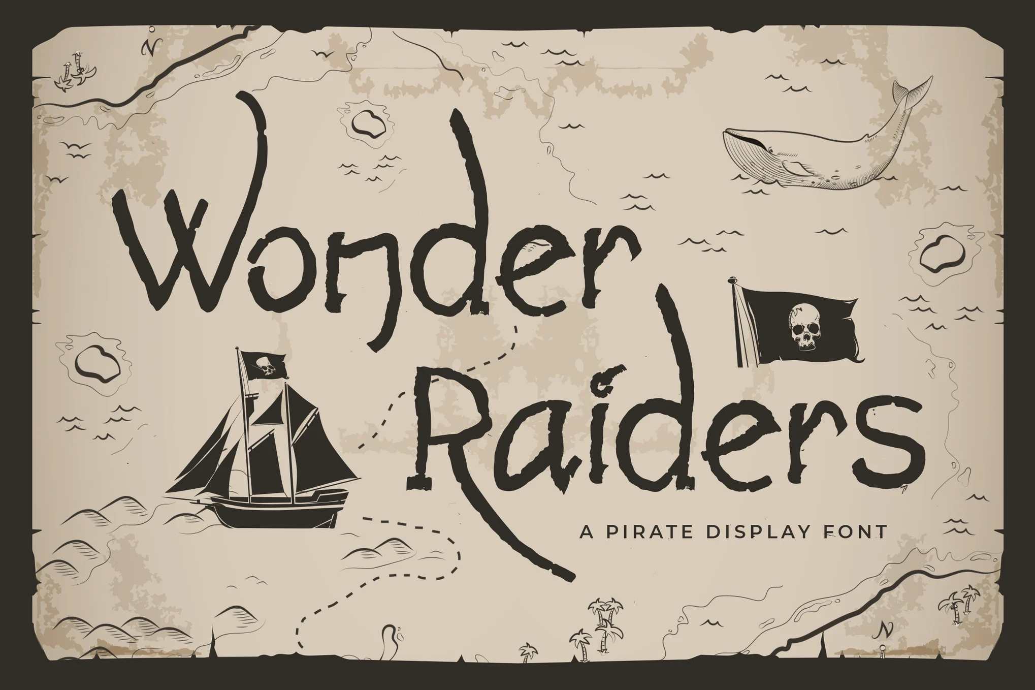 Wonder Raiders - Pirate Display Font