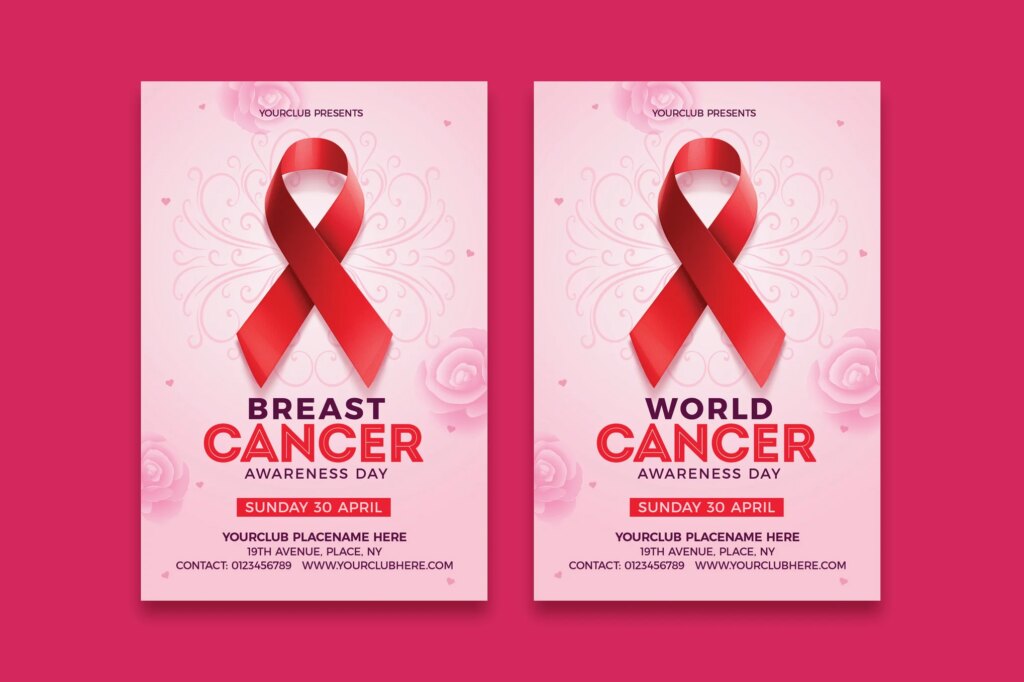 Kanker Design Mendesain untuk Bulan Kesadaran Kanker Payudara: Template, Grafik ...