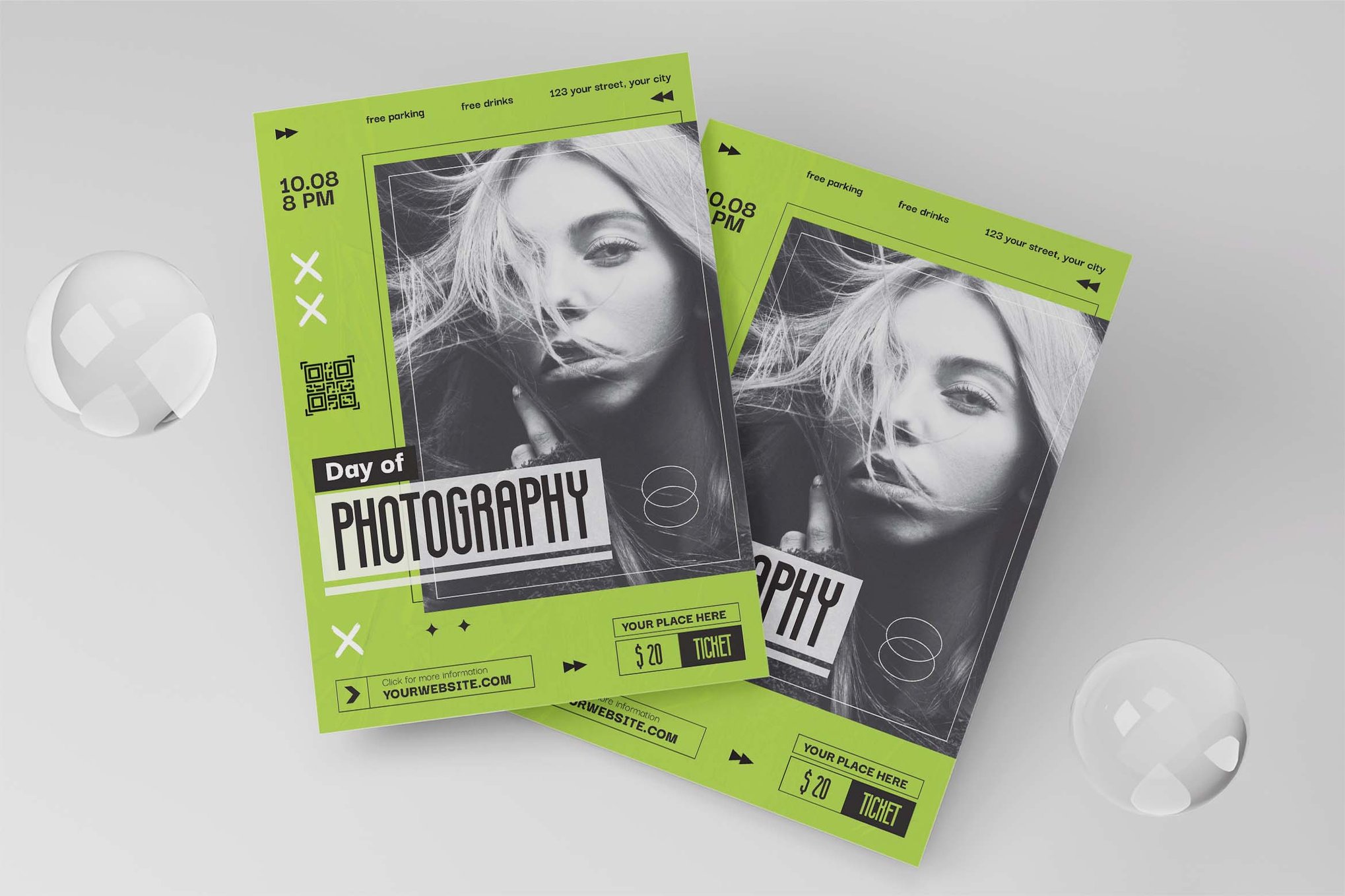 World Photography Day Flyer Template