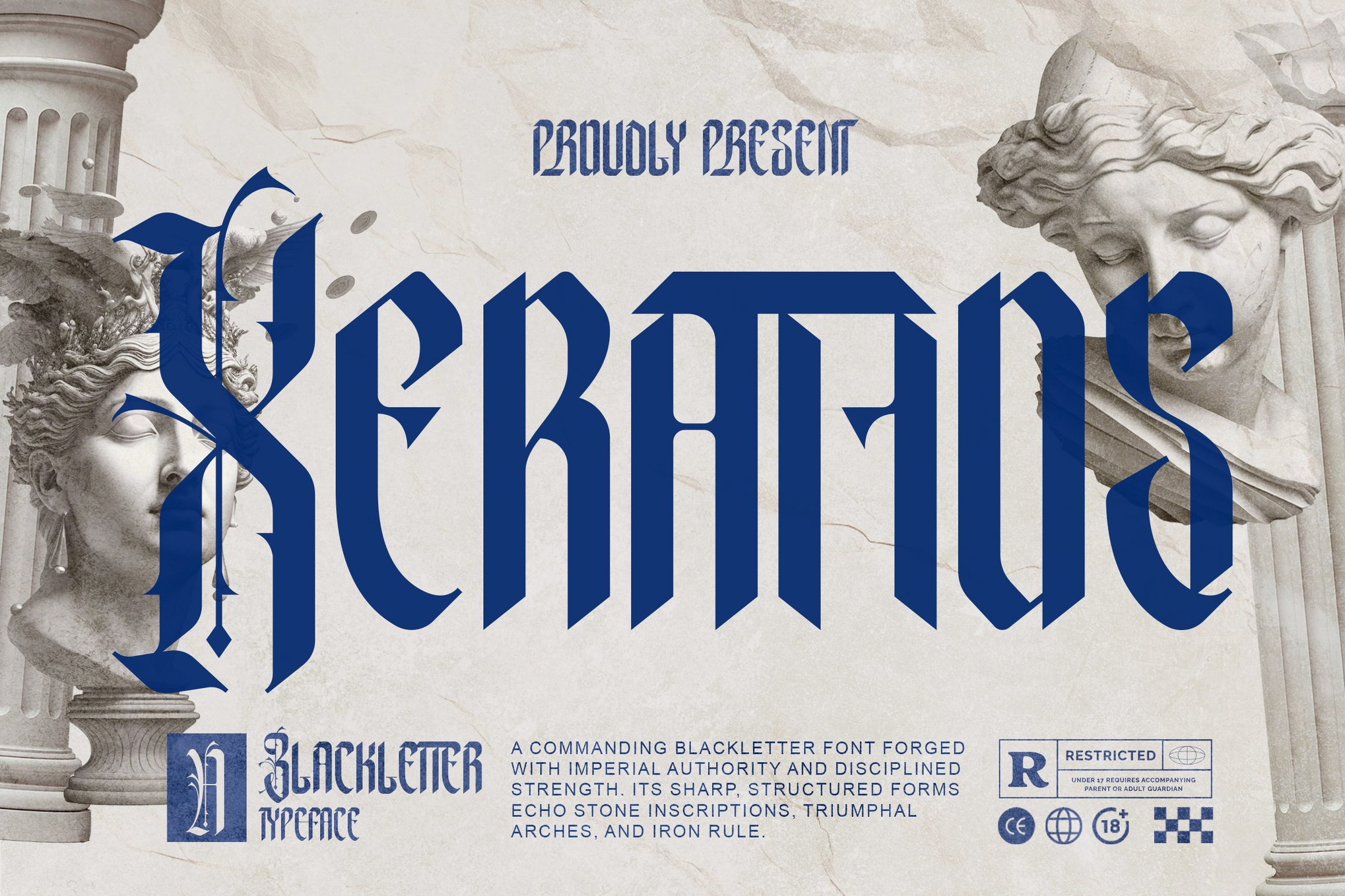 Xerathos - Blackletter Medieval Font