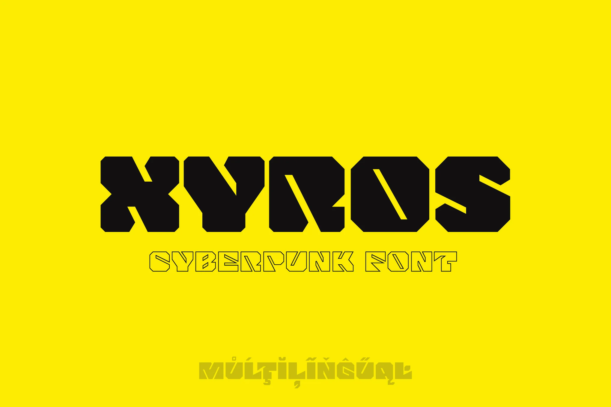 Xyros - Y2K Font