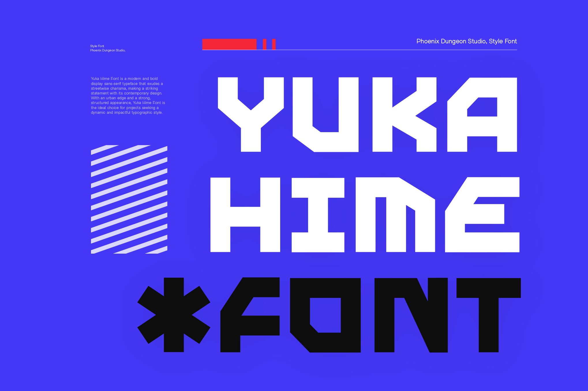 Yuka Hime - Modern Sharp Font