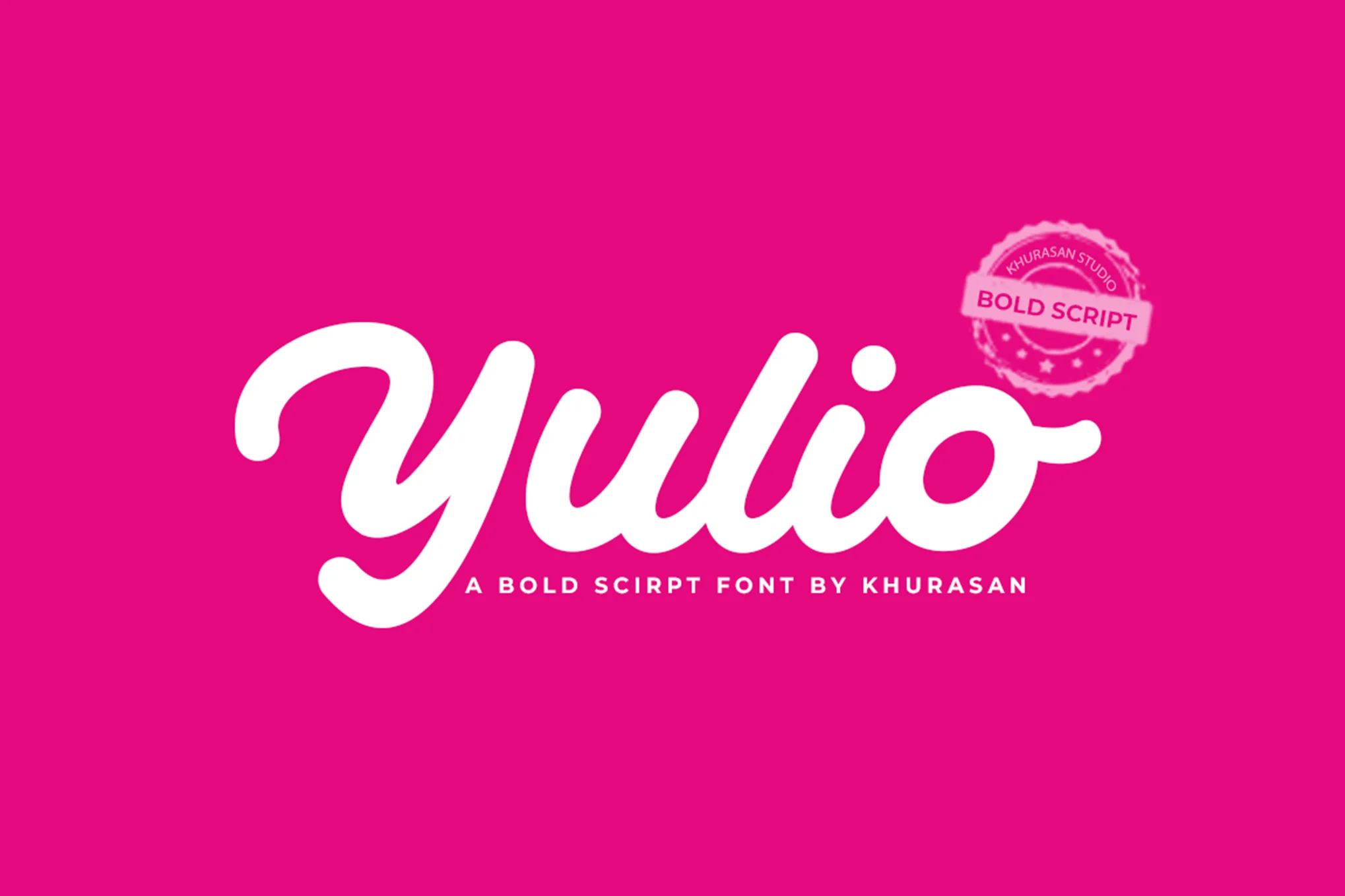 Yulio - Script YouTube Font