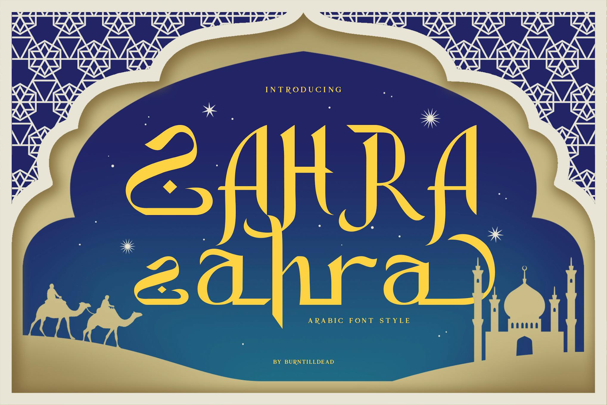 Zahra - Arabic Style Egyptian Font