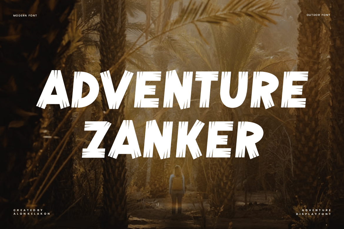 Zanker - Jungle & Adventure Font