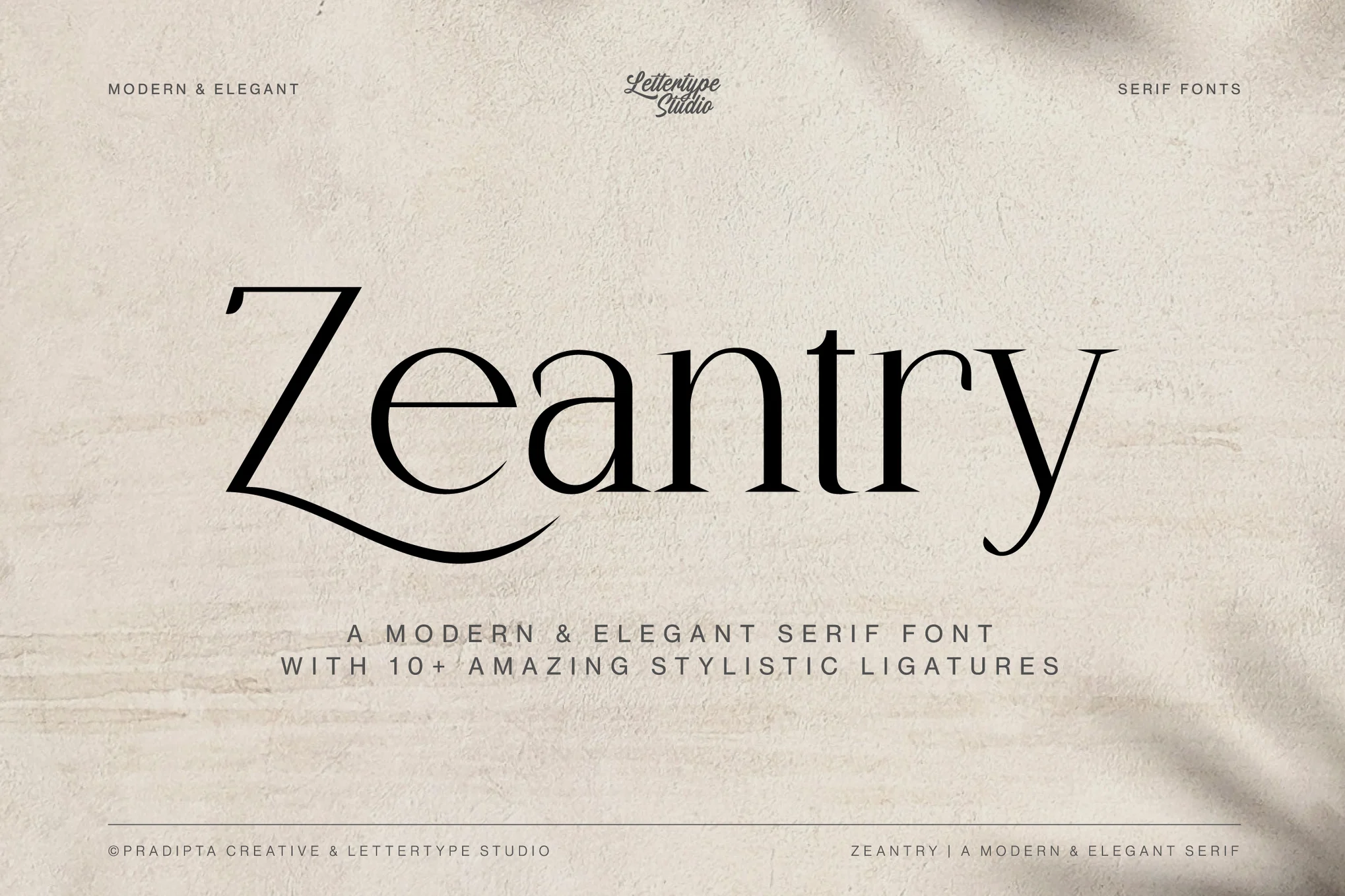 Zeantry - Elegant Aesthetic Font