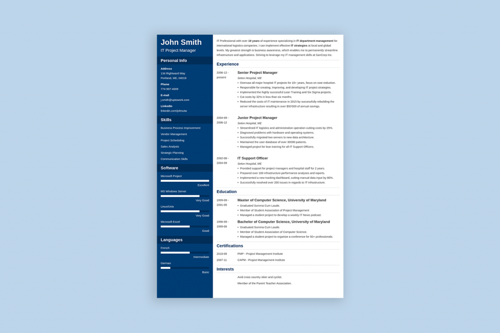 Contoh Cv Menarik Dan Simple - Simak Gambar Berikut